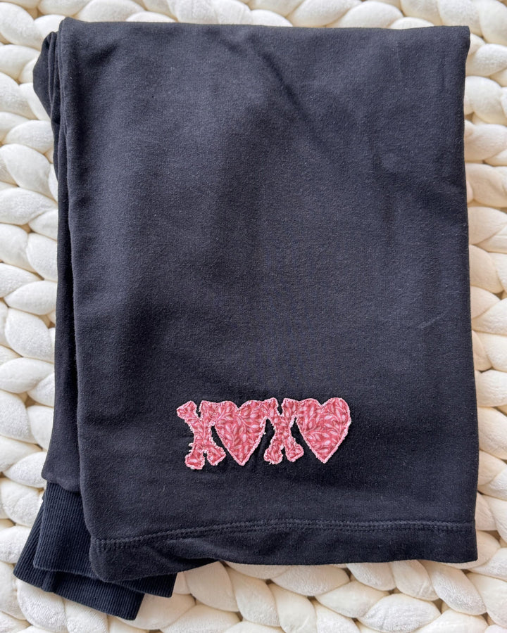 Midnight Rose Heart PJ Set